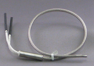 THERMOCOUPLE K TYPE SHIELDED FUSED END 1' LONG